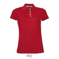 PERFORMER WOMEN - Aqua modrá - Dámské triko polo piqué sport, rychleschnoucí, absorbující… | reklamní Polokošile