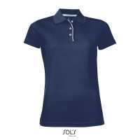 PERFORMER WOMEN - Aqua modrá - Dámské triko polo piqué sport, rychleschnoucí, absorbující… | reklamní Polokošile