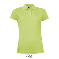 PERFORMER WOMEN - Aqua modrá - Dámské triko polo piqué sport, rychleschnoucí, absorbující… | reklamní Polokošile