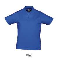 PRESCOTT MEN - Královská modrá - Pánské jersey polo tričko, zesílený krční lem, žebrový… | reklamní Polokošile