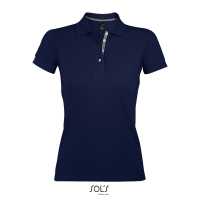 PORTLAND WOMEN - Francouzská námořní modrá - Dámské Piqué Polo tričko ve slim fit střihu, žebrový límec… | reklamní Polokošile