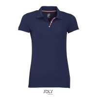 PATRIOT WOMEN - Francouzská námořní modrá - Dámské polo pique triko ve střihu slim fit, manžetové lemy,… | reklamní Polokošile