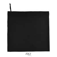 ATOLL 100 - Černá - Ručník z mikrovlákna 100x150 cm. Materiál 90% polyester /… | reklamní Ručníky, osušky a župany