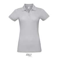 PRIME WOMEN - Čistá šedá - Dámské Piqué Polo triko tón v tónu, v gramáži 200 g / m²,… | reklamní Polokošile
