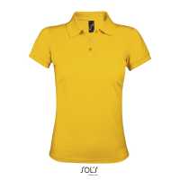 PRIME WOMEN - Zlatavá žlutá - Dámské Piqué Polo triko tón v tónu, v gramáži 200 g / m²,… | reklamní Polokošile