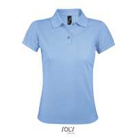 PRIME WOMEN - Nebecká modrá - Dámské Piqué Polo triko tón v tónu, v gramáži 200 g / m²,… | reklamní Polokošile