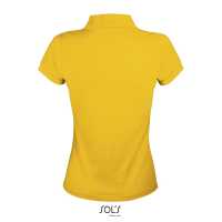 PRIME WOMEN - Šedý melír - Dámské Piqué Polo triko tón v tónu, v gramáži 200 g / m²,… | reklamní Polokošile