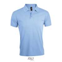 PRIME MEN - Nebecká modrá - Pánské Piqué Polo triko tón v tónu, v gramáži 200 g / m²,… | reklamní Polokošile