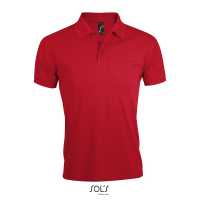 PRIME MEN - Červená - Pánské Piqué Polo triko tón v tónu, v gramáži 200 g / m²,… | reklamní Polokošile