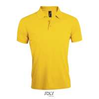 PRIME MEN - Zlatavá žlutá - Pánské Piqué Polo triko tón v tónu, v gramáži 200 g / m²,… | reklamní Polokošile
