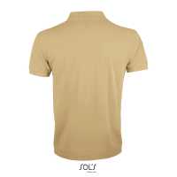 PRIME MEN - Šedý melír - Pánské Piqué Polo triko tón v tónu, v gramáži 200 g / m²,… | reklamní Polokošile