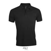 PRIME MEN - Černá - Pánské Piqué Polo triko tón v tónu, v gramáži 200 g / m²,… | reklamní Polokošile