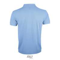 PRIME MEN - Šedý melír - Pánské Piqué Polo triko tón v tónu, v gramáži 200 g / m²,… | reklamní Polokošile