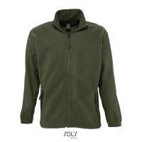 NORTH - Vojenská - Unisex fleece mikina, plastový zip tón v tónu, 2 kapsy na… | reklamní Mikiny