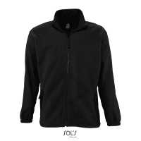 NORTH - Černá - Unisex fleece mikina, plastový zip tón v tónu, 2 kapsy na… | reklamní Mikiny