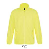 NORTH - Neonově žlutá - Unisex fleece mikina, plastový zip tón v tónu, 2 kapsy na… | reklamní Mikiny