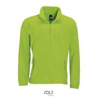 NORTH - Limetková zelená - Unisex fleece mikina, plastový zip tón v tónu, 2 kapsy na… | reklamní Mikiny