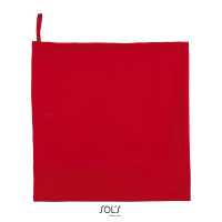 ATOLL 50 - Červená - Ručník z mikrovlákna 50x100 cm. Materiál 90% polyester / 10… | reklamní Ručníky, osušky a župany