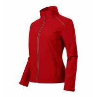 Valley - Červená - Dámská softhellová bunda. Třívrstvý softshell s membránou… | reklamní Bundy