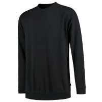 Sweater Wash 60 °C - Černá - Unisexová mikina rovného střihu s bočními švy. Dolní lem a… | reklamní Mikiny