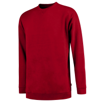 Sweater Wash 60 °C - Červená - Unisexová mikina rovného střihu s bočními švy. Dolní lem a… | reklamní Mikiny