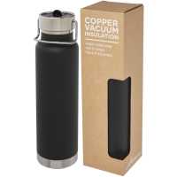 Copper - Černá - Odolná termolahev s velkou dvoustěnnou vakuovou konstrukcí… | reklamní Láhve a hrnky