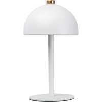 Naoga - Bílá - Nerezová stolní lampa ve tvaru houby s nabíjecí baterií … | reklamní Kancelářské potřeby