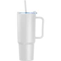 Umla - Bílá - Dvoustěnný XXL plastový hrnek s objemem 1200 ml, praktickým… | reklamní Termosky a hrnky