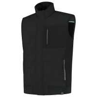Puffer Bodywarmer - Černá - Unisex vesta z recyklovaného polyesteru s TPU membránou,… | reklamní Pracovní vesty