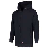 Hooded SJ T44 - Námořní modrá - Unisex mikina s rovným střihem a bočními švy. Kapuce s… | reklamní Klasické