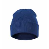 Beanie - Královská modrá - Unisex čepice z hřejivého dvouvrstvého žebrového úpletu 1:1… | reklamní Zimní