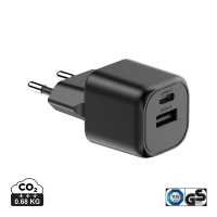 Monterey - Černá - 20W nabíječka PD GAN s konektorem EU, vybavená portem USB-C… | reklamní Příslušenství k mobilům a tabletům
