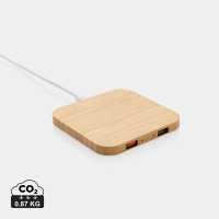 Elena - Hnědá - Rychlá bezdrátová nabíječka 10 W se dvěma USB A výstupy (5… | reklamní Příslušenství k mobilům a tabletům