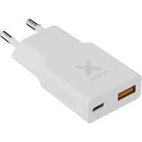 SlimLine - Bílá - Nabíječka s výkonem 25 W je kompaktní a tenký adaptér pro… | reklamní Kabely napájecí a datové