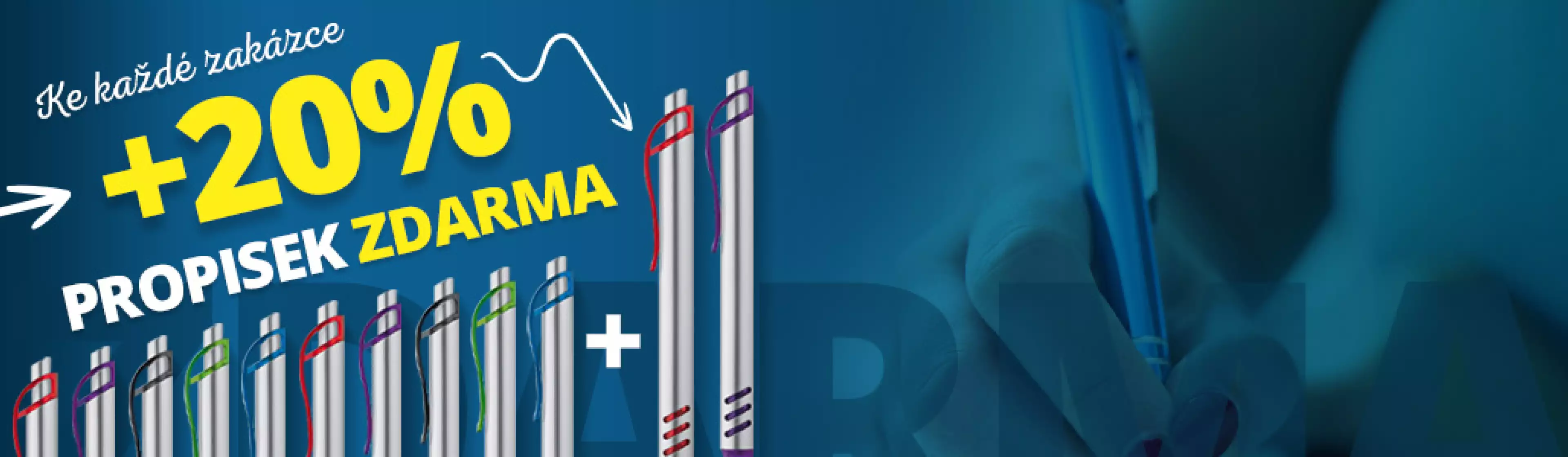 20% propisek ZDARMA s novými modely